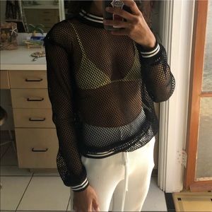 Mesh sporty top